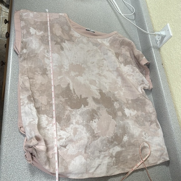 Pure Venice Pink Linen Top - Picture 9 of 9